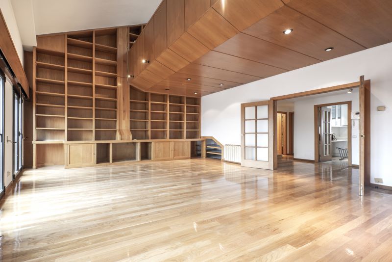 Built In Bookshelves Installation