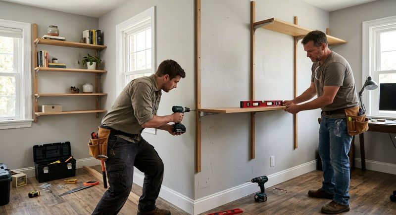 Bookshelves Installation Service